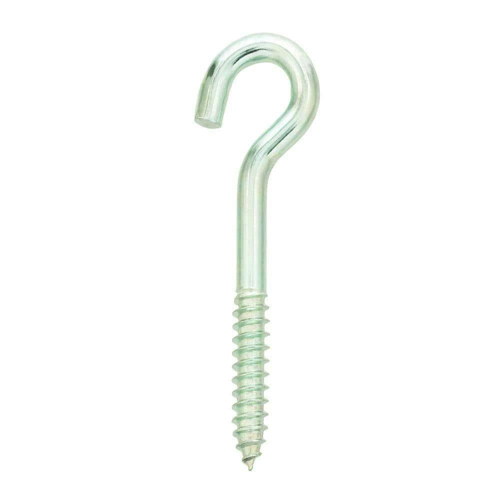 1/4" x 5" Zinc-Plated Lag Screw Hook: $1.68 1/4" x 5" Zinc-Plated Lag Screw Hook: $1.68