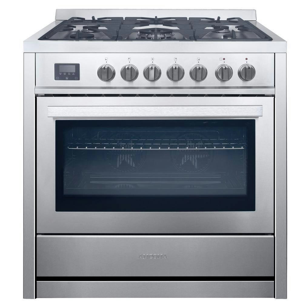 36-Inch 3.8-Cubic Foot 5-Burner Dual Fuel Range: $3,299.99