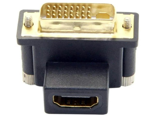 90-Degree DVI Male to HDMI Female Adapter: $12.30 90-Degree DVI Male to HDMI Female Adapter: $12.30