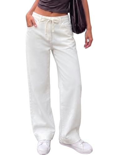 Sidefeel Women's Wide Leg Denim Jeans: $25.64