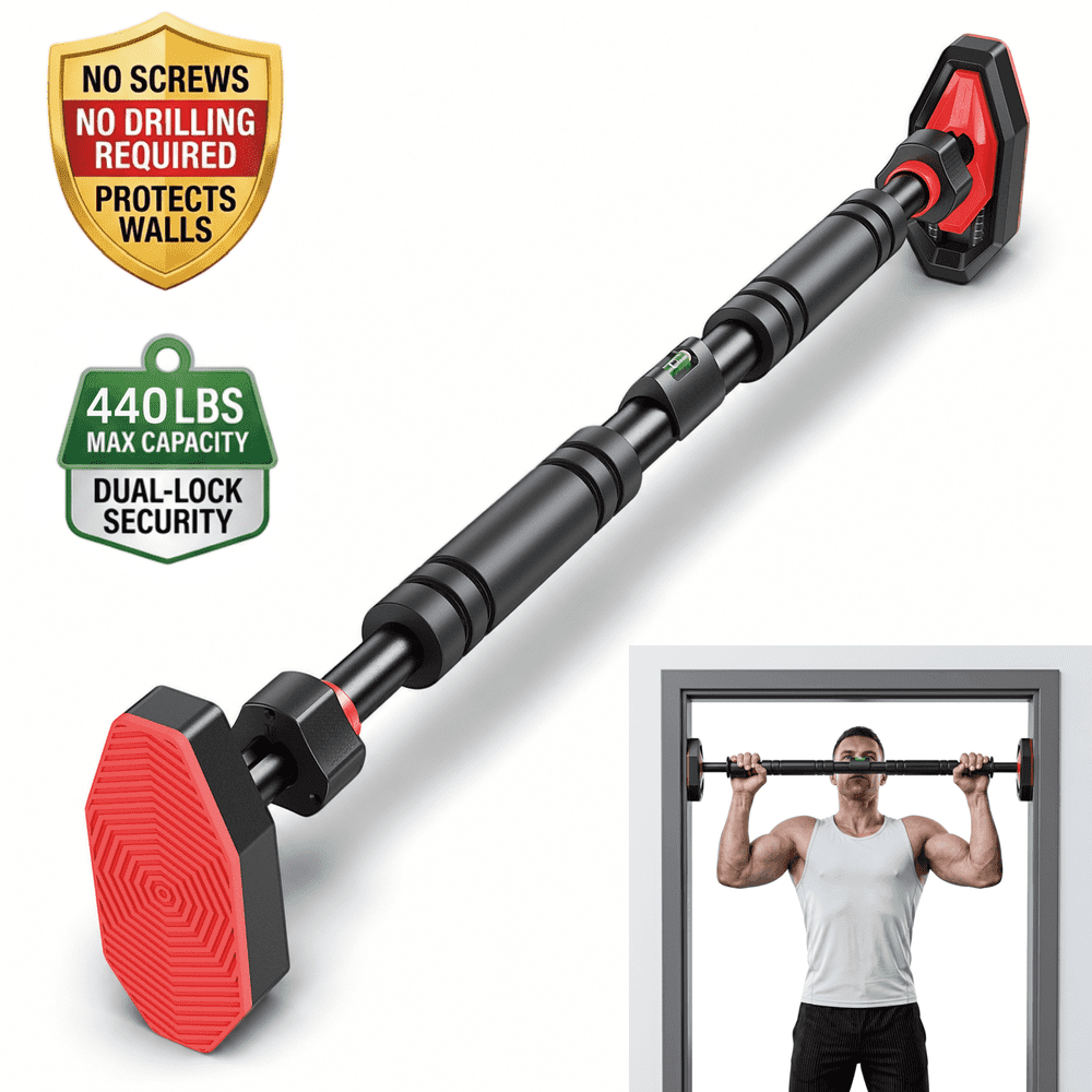 Femchic Adjustable Doorway Pull-Up Bar: $26.79 Femchic Adjustable Doorway Pull-Up Bar: $26.79