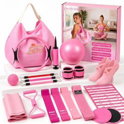 Pilates 21-Piece Home Workout Equipment Set: $29.99 Pilates 21-Piece Home Workout Equipment Set: $29.99