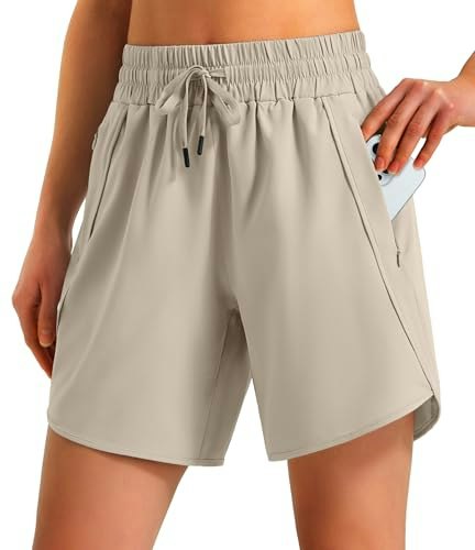 Ksmien Women's Quick Dry Athletic Running Shorts: $19.94 Ksmien Women's Quick Dry Athletic Running Shorts: $19.94