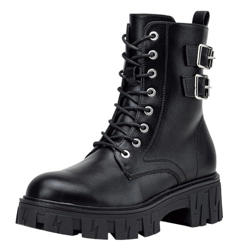 Vepose Women's Platform Combat Boots Size 7: $45.98 Vepose Women's Platform Combat Boots Size 7: $45.98