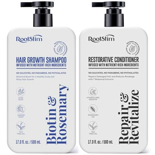 Rosemary & Biotin Hair Growth Shampoo and Conditioner Set 16.9-fl oz 2-Pack: $49.98 Rosemary & Biotin Hair Growth Shampoo and Conditioner Set 16.9-fl oz 2-Pack: $49.98