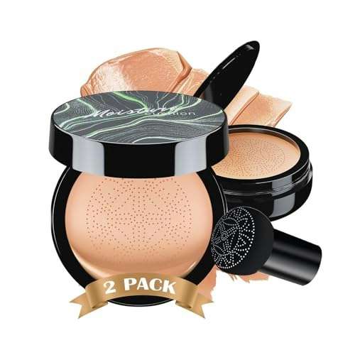 Oetuiow Cushion Foundation Concealer CC Cream 2-Pack: $16.14 Oetuiow Cushion Foundation Concealer CC Cream 2-Pack: $16.14