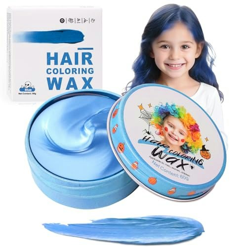 Hansuby Temporary Blue Hair Color Wax: $7.64 Hansuby Temporary Blue Hair Color Wax: $7.64