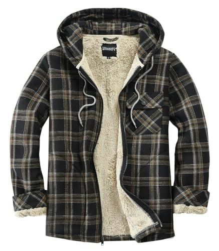 Elesuit Men's Fleece-Lined Flannel Hoodie Shirt: $31.44 Elesuit Men's Fleece-Lined Flannel Hoodie Shirt: $31.44