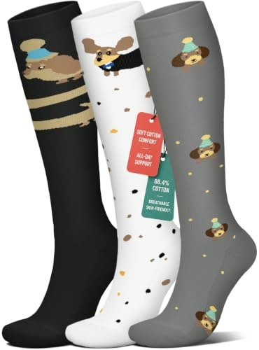 Women's Cotton Compression Socks: $8.99 Women's Cotton Compression Socks: $8.99