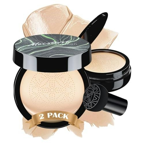 Oetuiow Cushion Foundation Concealer CC Cream 2-Pack: $16.14 Oetuiow Cushion Foundation Concealer CC Cream 2-Pack: $16.14