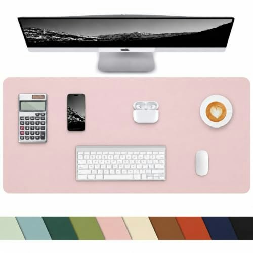 31.5" x 15.7" Leather Desk Protector Mat: $11.89 31.5" x 15.7" Leather Desk Protector Mat: $11.89