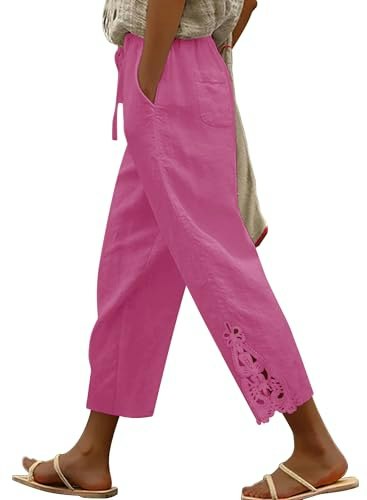 Angerella Women's Wide Leg Linen Palazzo Pants: $28.04 Angerella Women's Wide Leg Linen Palazzo Pants: $28.04
