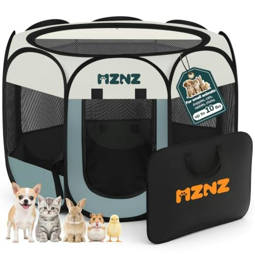MZNZ Portable Pet Playpen: $12.59