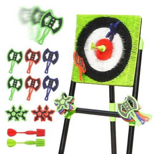 Axe Throwing Game with 12 Throwing Axes: $54.99 Axe Throwing Game with 12 Throwing Axes: $54.99