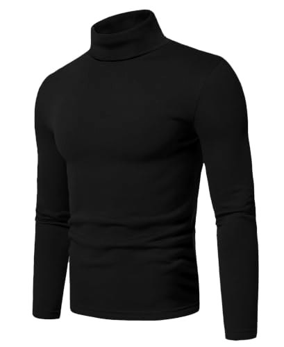 Askdeer Men's Long Sleeve Cotton Thermal Turtleneck Sweater: $14.99 Askdeer Men's Long Sleeve Cotton Thermal Turtleneck Sweater: $14.99