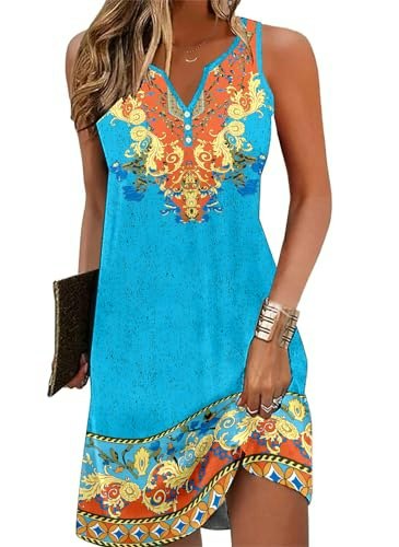 Ladlop Women's Floral Swing Dress: $22.94
