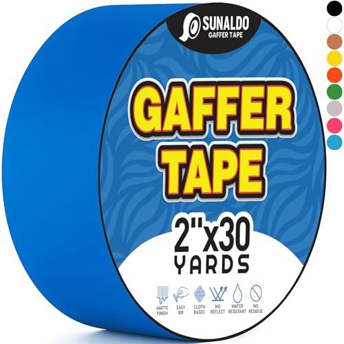 Sunaldo 2-Inch x 30-Yard Gaffers Tape: $9.98