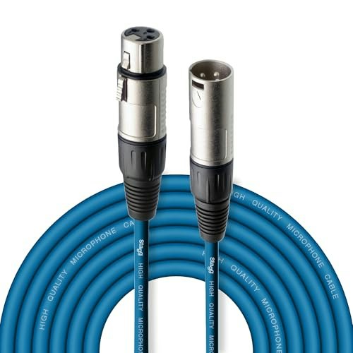 Stagg SMC6 6m XLR to XLR Microphone Cable: $18.99