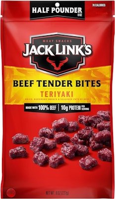 Jack Link's Teriyaki Beef Tender Bites 8-oz. Bag for $7.57 via Sub. & Save + free shipping w/ Prime