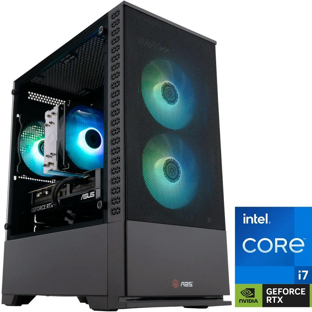 ABS Cyclone Aqua Core i7-14700F GeForce RTX 5070 Gaming Desktop PC: $1,600 ABS Cyclone Aqua Core i7-14700F GeForce RTX 5070 Gaming Desktop PC: $1,600