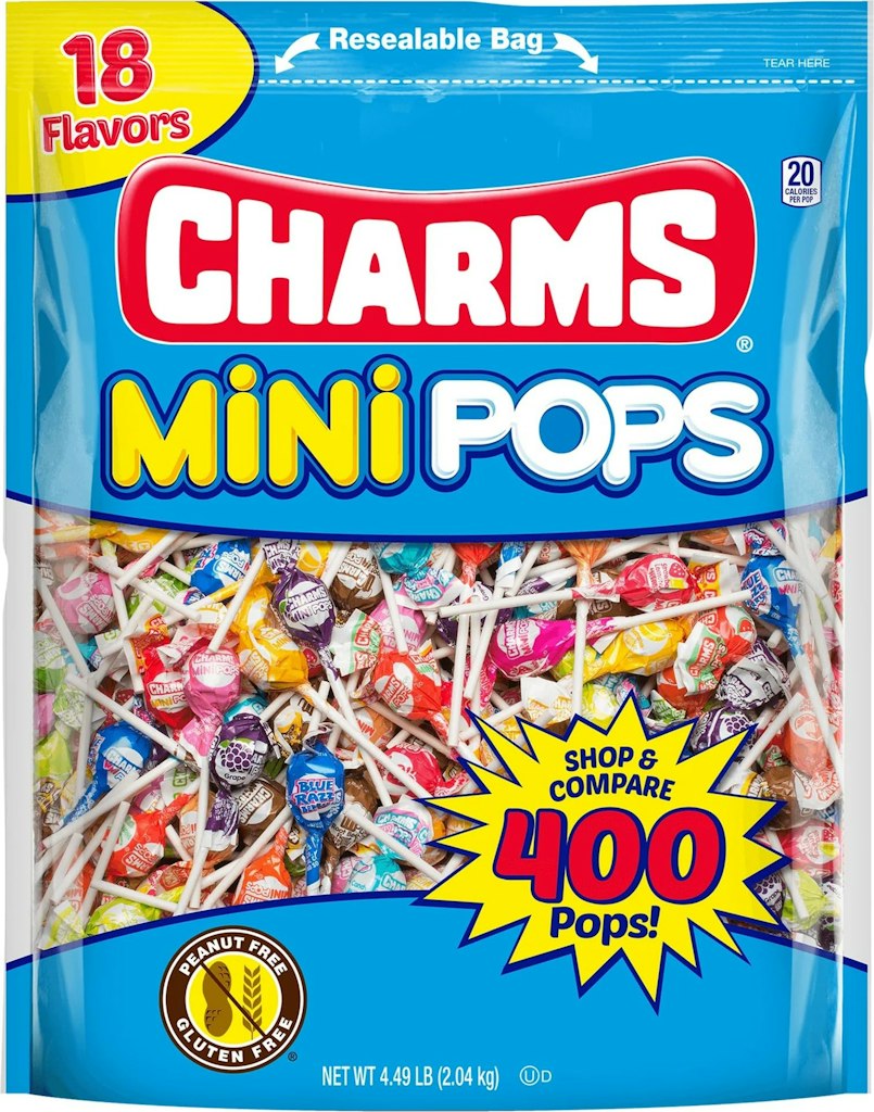 Charms Mini Pops 400-Pack: $12 via Sub. & Save