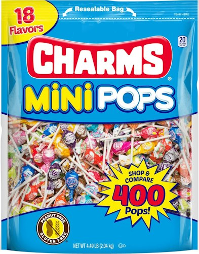 Charms Mini Pops 400-Pack for $12 via Sub. & Save + free shipping w/ Prime