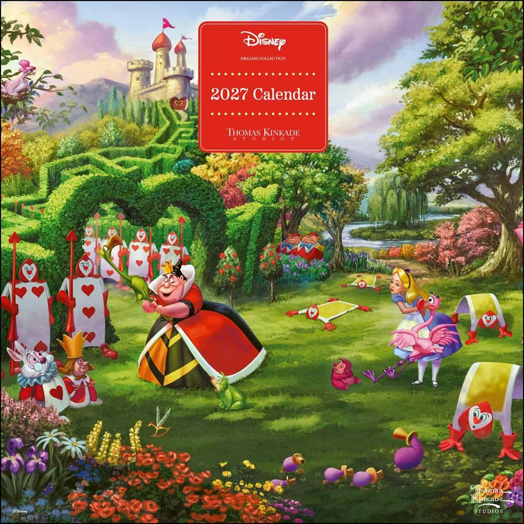 Disney Dreams Collection by Thomas Kinkade Studios 2027 Wall Calendar: $9.96 w/ Prime