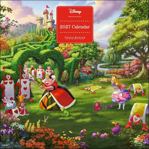 Disney Dreams Collection by Thomas Kinkade Studios 2027 Wall Calendar for $9.96 w/ Prime + free shipping