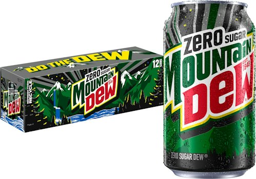 Mountain Dew Zero Sugar 12-oz. Can 12-Pack for 3 for $16 + free shipping w/ Prime