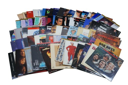 Pre-Owned Assorted Lot of 74 Vintage LaserDiscs Classic Movies Collection for $720 + free shipping