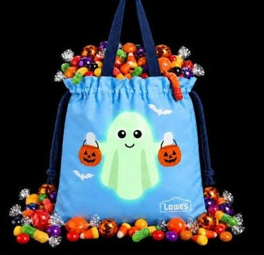 Upcoming: Lowe's Glow in the Dark Trick or Treat Tote Bag: Free for first 150 customers