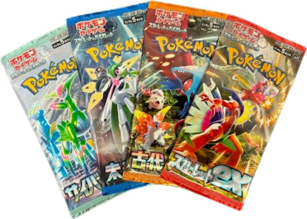 Random Pokemon Japanese Booster 4-Pack: $13