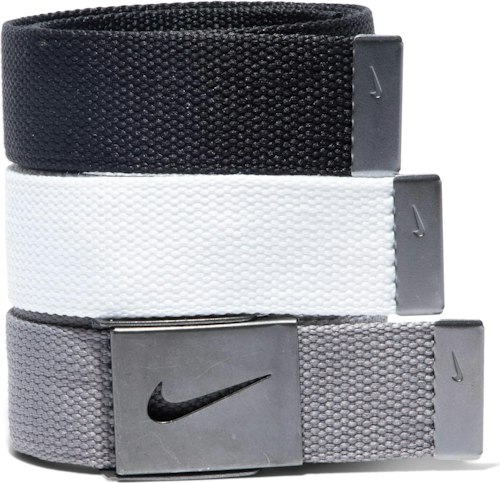 Nike Men's Web Belt 3-Pack for $17 + free shipping w/ Prime