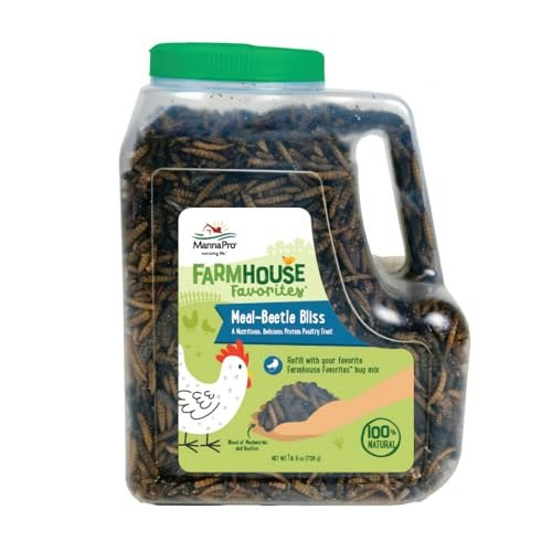 Manna Pro Farmhouse Favorites Beetle Bliss Poultry Treat 25oz: $17.29 Manna Pro Farmhouse Favorites Beetle Bliss Poultry Treat 25oz: $17.29