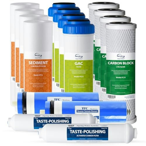 iSpring F15-600 Tankless Reverse Osmosis Replacement Filter Set: $234.81 iSpring F15-600 Tankless Reverse Osmosis Replacement Filter Set: $234.81