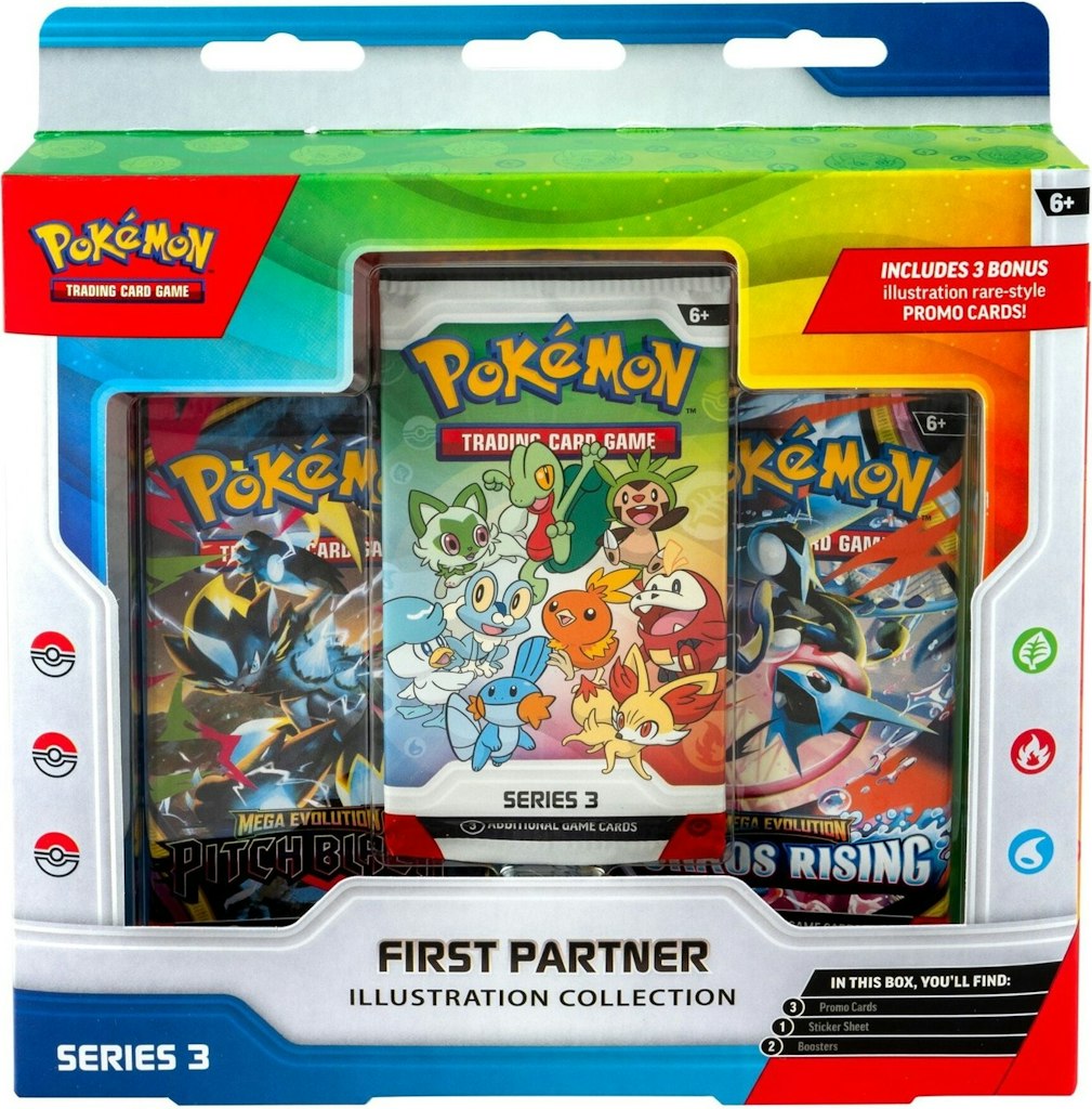 Pokémon Trading Card Game First Partner Illustration Collection Series 3: $35