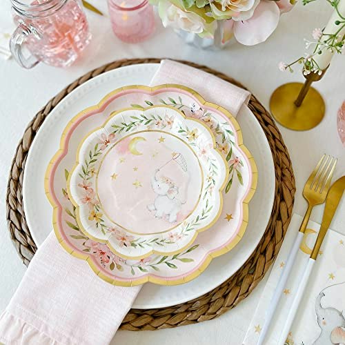 Kate Aspen Elephant Baby Shower Paper Plates 16-Pack: $7.99 Kate Aspen Elephant Baby Shower Paper Plates 16-Pack: $7.99