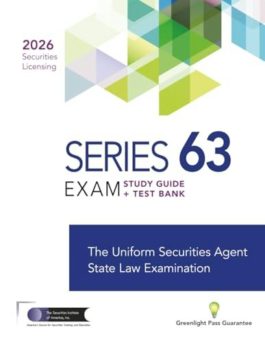 Series 63 Exam Study Guide and Test Bank: $71.42 Series 63 Exam Study Guide and Test Bank: $71.42