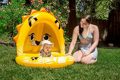 Poolmaster Inflatable Baby Lion Kiddie Pool with Sun Shade: $10.49 Poolmaster Inflatable Baby Lion Kiddie Pool with Sun Shade: $10.49