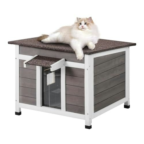 Vevor Weatherproof Wooden Outdoor Cat House: $60.90 Vevor Weatherproof Wooden Outdoor Cat House: $60.90