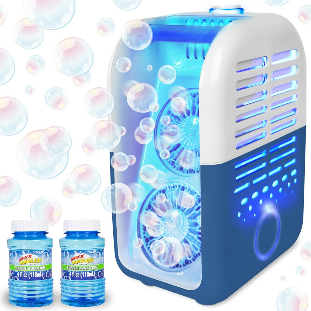 Maxx Bubbles Light Up Portable Bubble Blower Party Machine: $9.49