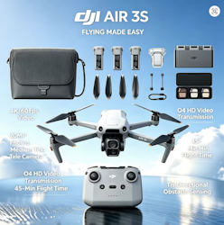 Open-Box DJI Air 3S Drone with RC-N3 Fly More Combo for $966