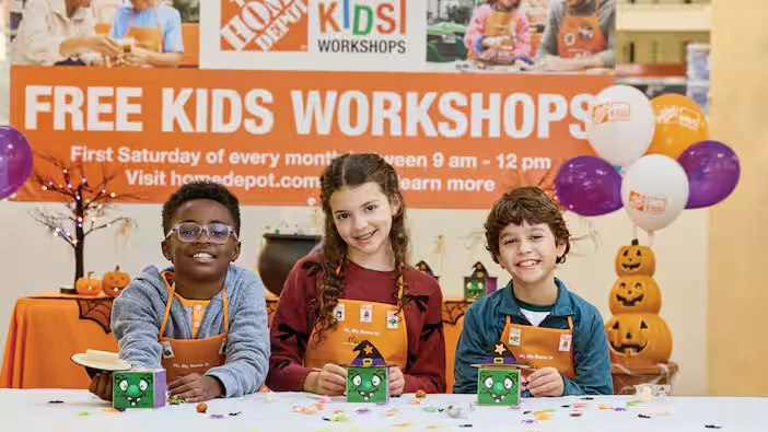 Home Depot Witch Candy Box Kids Workshop: Free on Oct 3