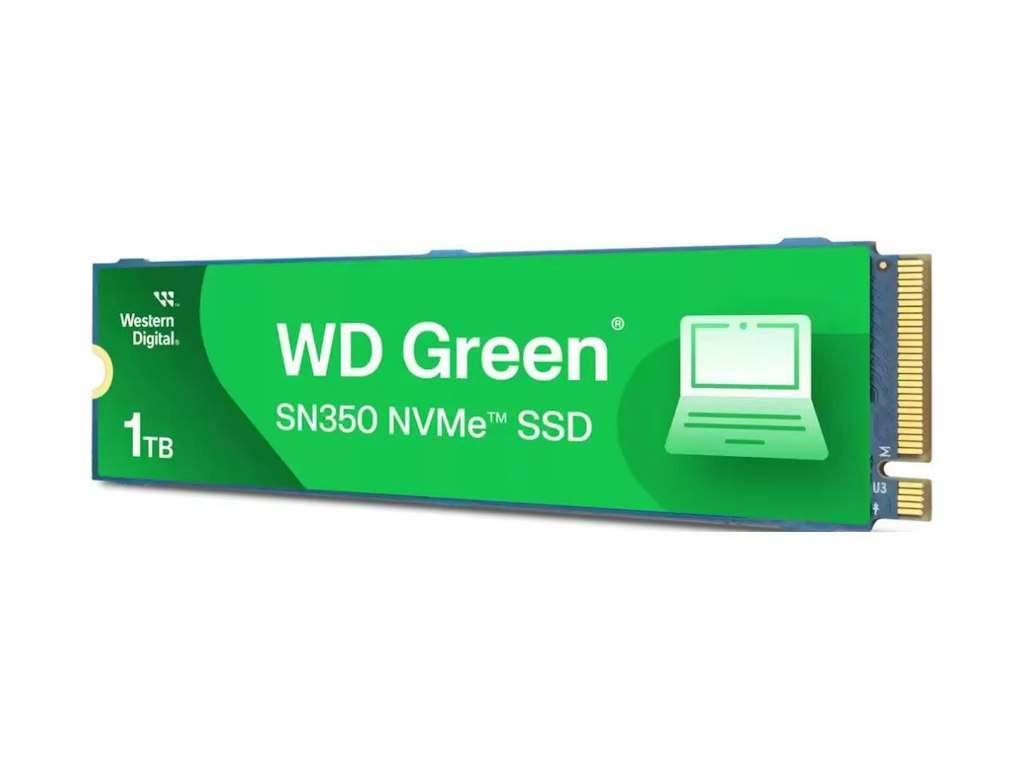 WD Green SN350 NVMe 1TB M.2 Internal SSD: $131.99
