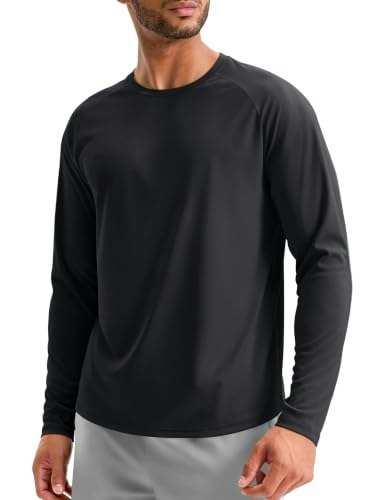 Soothfeel Men's Long Sleeve Athletic Workout Shirt: $9.99