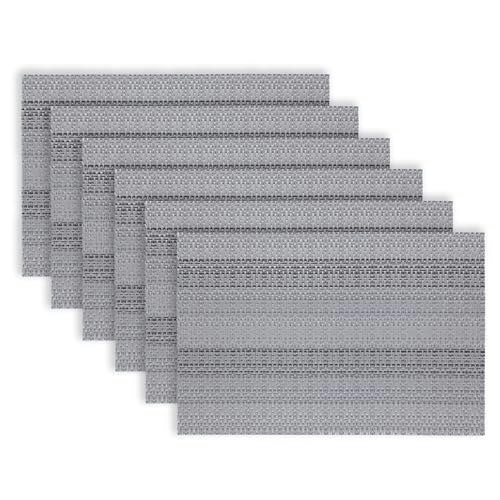 Dainty Home 12x18-Inch Washable Placemats 6-Pack: $14.08