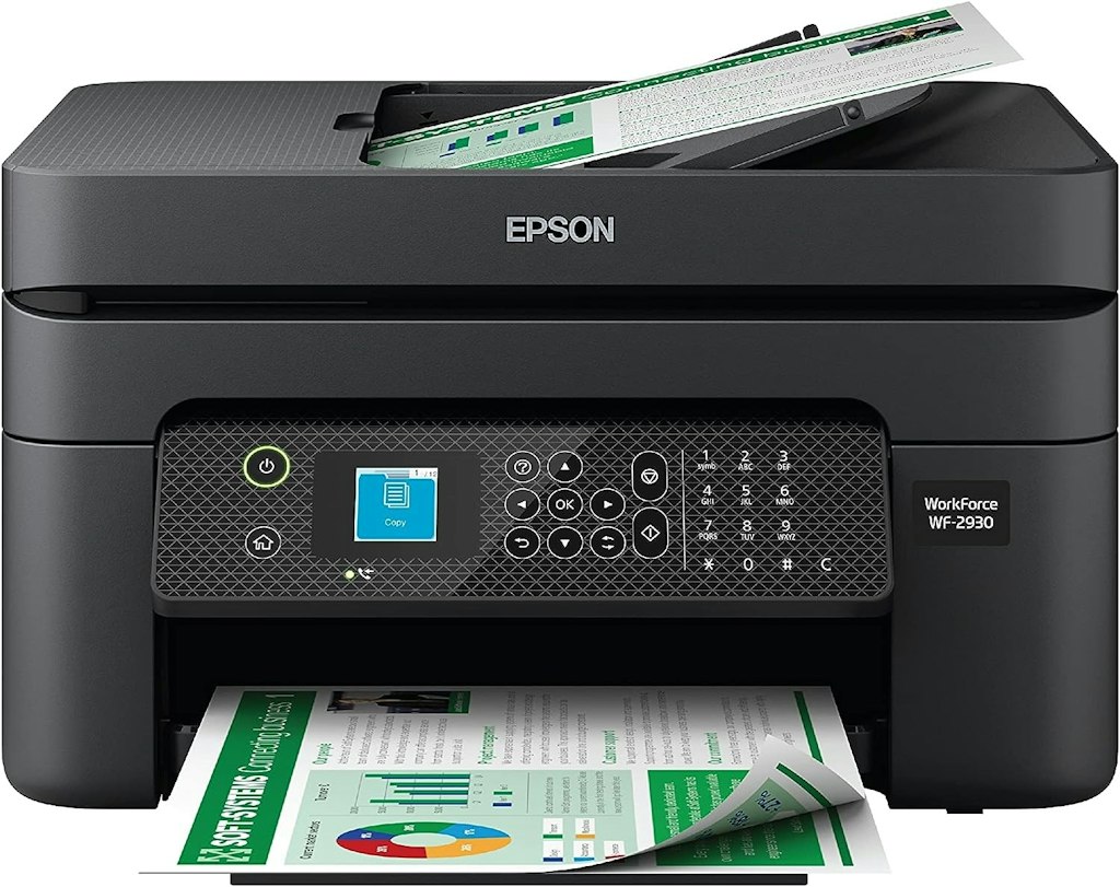 Epson WorkForce WF-2930 Color Inkjet All-In-One Printer: $46