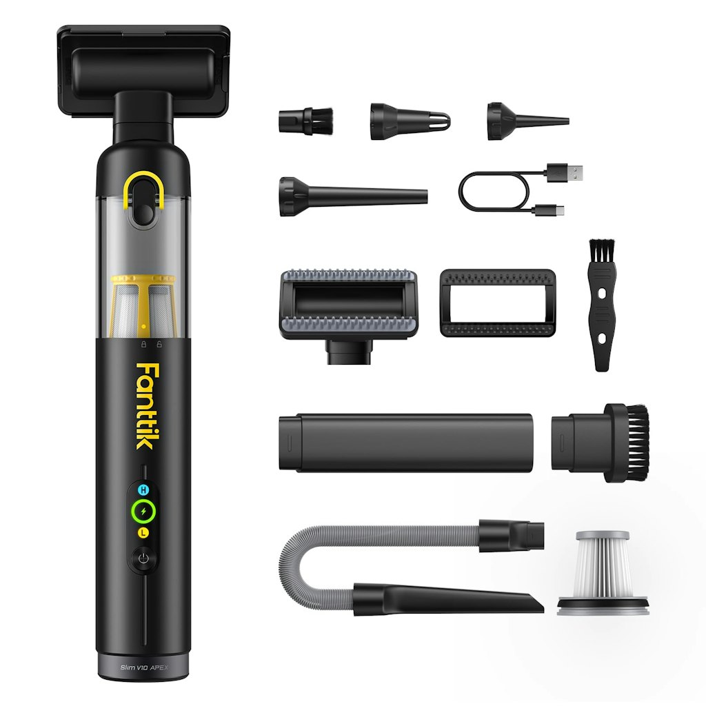 Fanttik Slim V10 APEX Cordless Car Vacuum: $72
