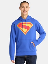 Superman Men's Shield Graphic Hoodie for $11 + free shipping w/ $35