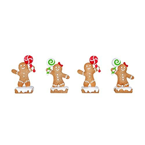 National Tree Company First Traditions Gingerbread Cookie Card Holders 4-Piece Set: $18.80 National Tree Company First Traditions Gingerbread Cookie Card Holders 4-Piece Set: $18.80